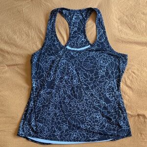Athleta Floral Racer Back Top 🌸🏃🏼‍♀️🏃‍♀️‍➡️